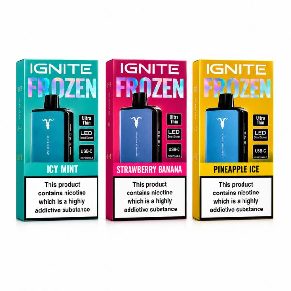 Buscando o Ignite V Frozen 20.000 Puffs original? Garanta o pod descartável de 20k com tela digital e sabores super ice. Entrega rápida na Store Palácio!