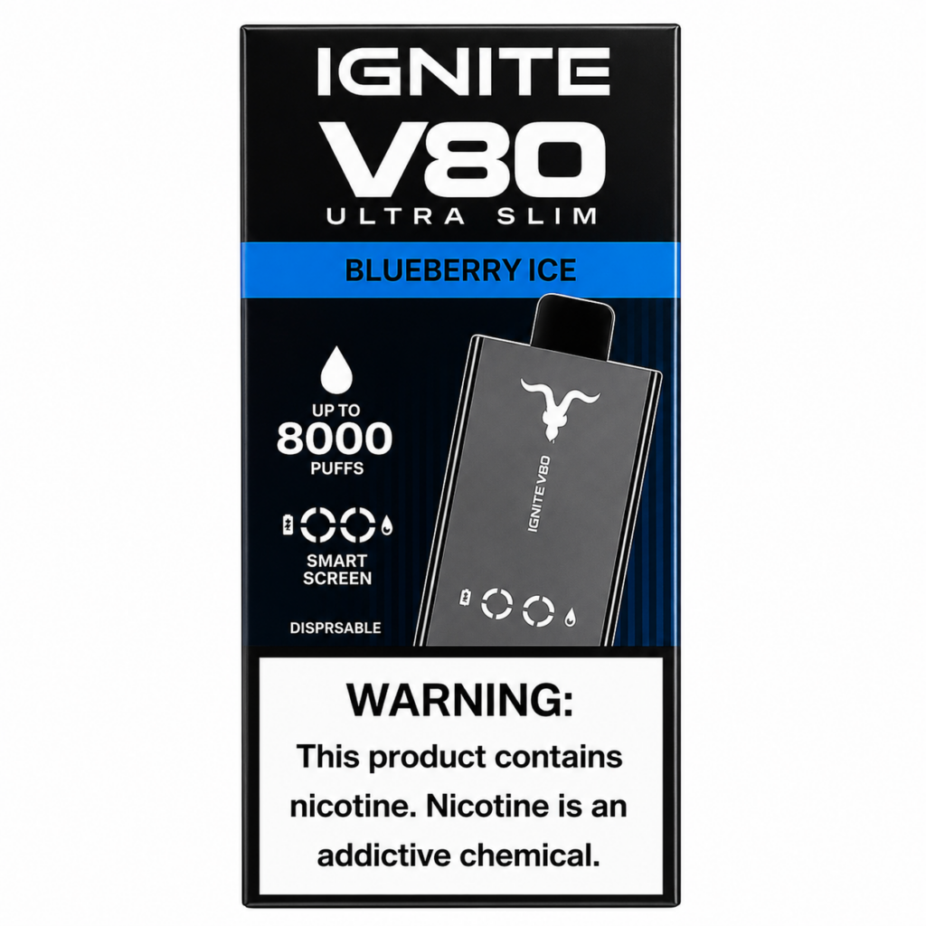 Pod Descartável Ignite V80 Ultra Slim 8000 Puffs Original